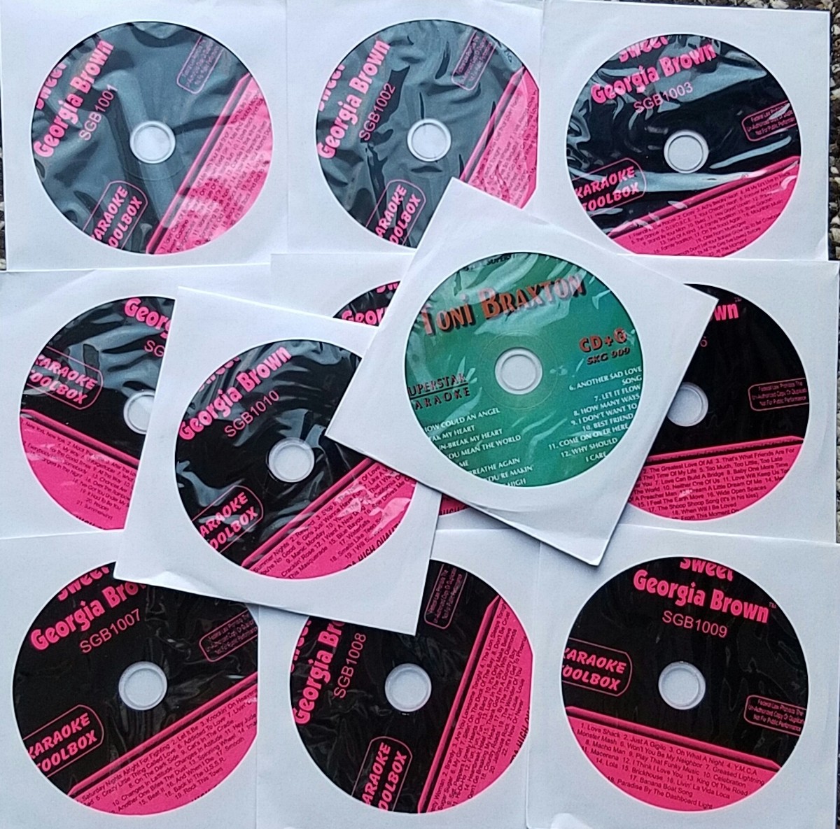 11 CDG KARAOKE DISCS SUMMER 2024 SPECIAL SUPECORE SONGS MUSIC SET 