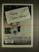 1958 Zeiss Ikon Contaflex Camera Ad - Happy Picture 