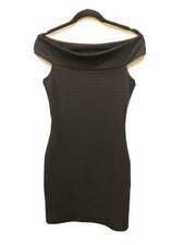 NWT Mango Basics Women’s Black Off-Shoulder Bodycon Cocktail Dress Size S
