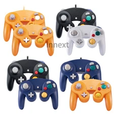 For Nintendo GameCube Console Wii U Nintendo Switch PC Gamepad Controller 2 Pack