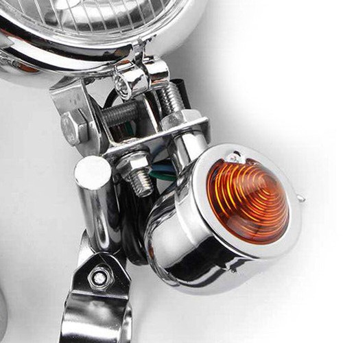 Indicators Blinkers Lights Replacement Halogen Fit For 2004-2011 Kawasaki Vulcan - Picture 5 of 15
