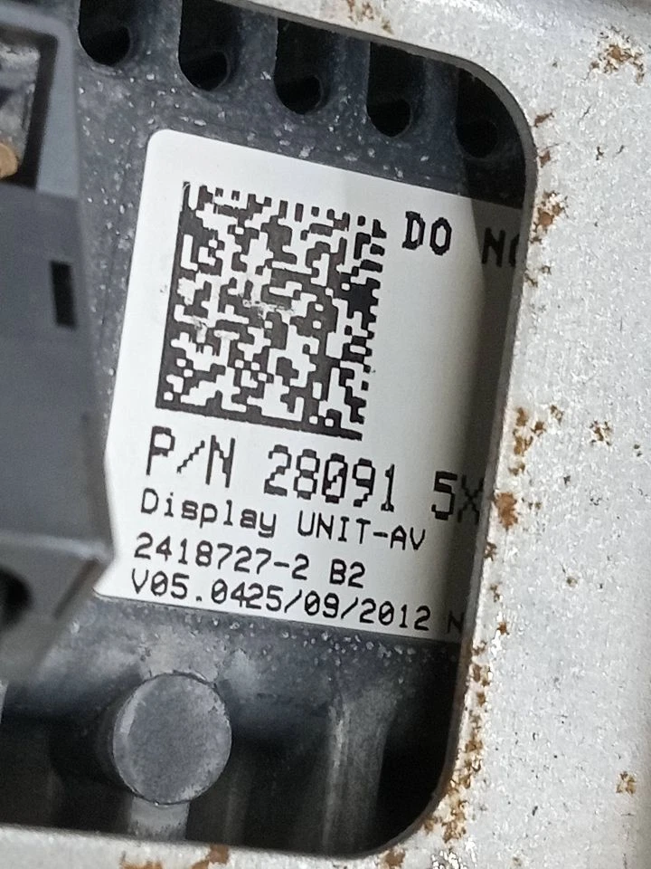 Used Infotainment Display fits: 2013 Nissan Maxima display screen dash w/navigat Foto 3 de 4