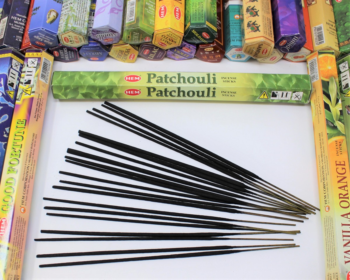 HEM Egyptian Jasmine Incense Sticks – 6 Boxes, 120 Sticks Total, Hand-Rolled In India - View #5