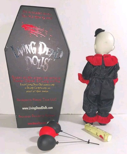 SCHÖN! Mezco 2000, Serie 3 Living Dead Puppen Schitzo der Clown 10,25 Zoll + Sarg - Bild 8 von 8