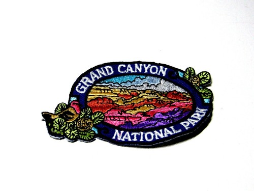 Grand Canyon National Park Jacket Patch Oval Colorful 4" - Picture 2 of 3