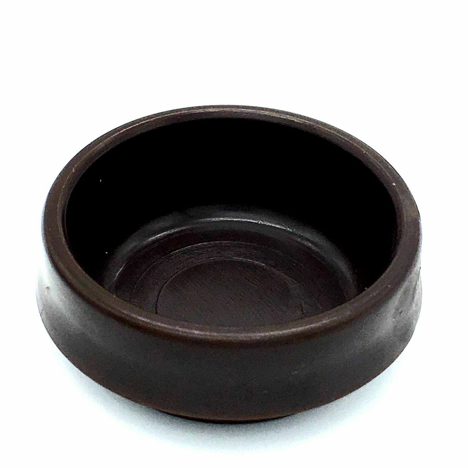 CASTOR CUPS 50mm brown strong caster floor protectors / carpet glides