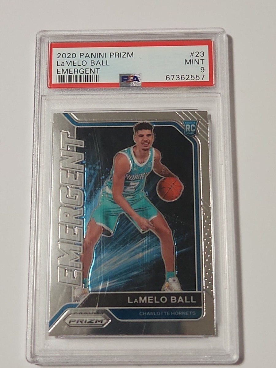 2020-21 Prizm Lamelo Ball PSA 9 RC Emergent Rookie | eBay