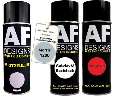 Für Morris 1200 Quicksilver 2 Metallic Spraydose Autolack Klarlack Spritzfüller 
