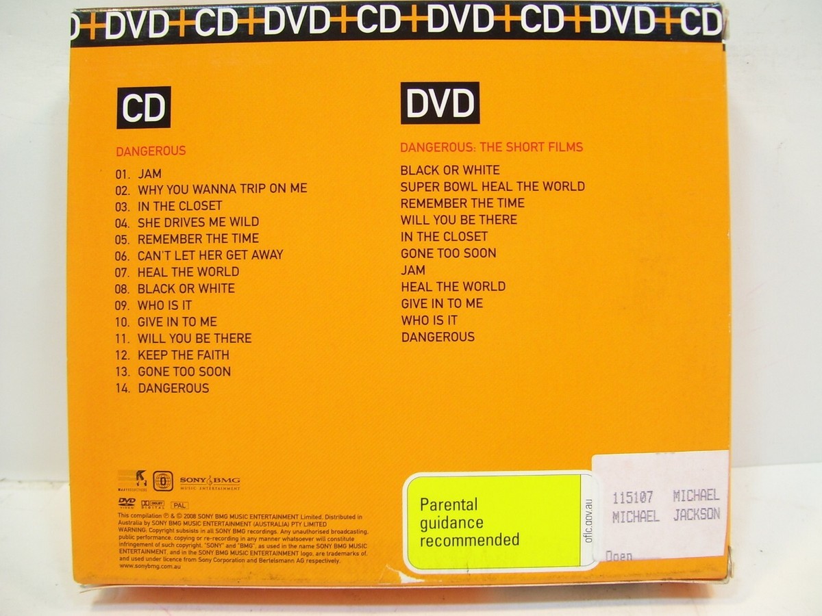 MICHAEL JACKSON DANGEROUS MUSIC CD SPECIAL EDITION BOX SET