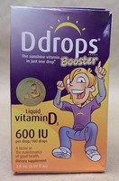 D Drops Booster Vitamin D3 600 Iu Per Drop 0.09 Fl Oz 100 Drops Exp 07/19 Sealed on sale D Drops Booster Vitamin D3 600 Iu Per Drop 0.09 Fl Oz 100 Drops Exp 07/19 Sealed on sale