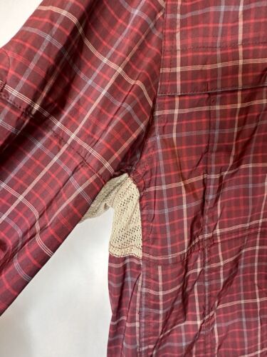 REI Co-op Sahara Hike Shirt Long Sleeve Button Vented M Plaid Nylon - Picture 4 of 7