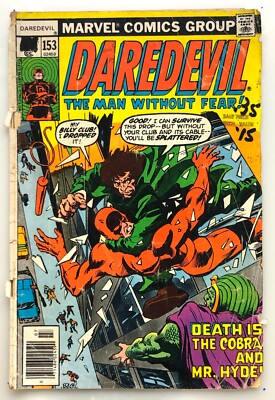 Daredevil #153 (1978) Marvel Comics / Key 1st Ben Urich / Newsstand