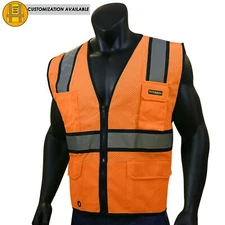 KwikSafety OFFICIAL (BLACK TRIM) Safety Vest