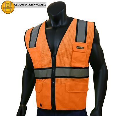 #ad KwikSafety OFFICIAL BLACK TRIM Safety Vest $14.95
