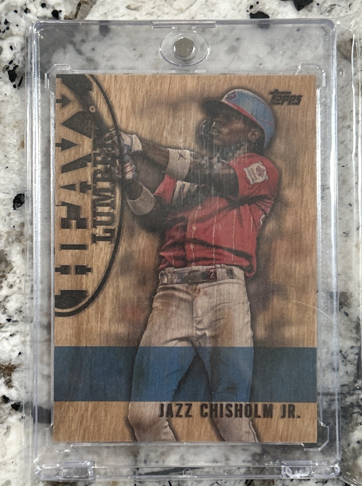 2024 Topps Heavy Lumber Jazz Chisholm Jr. HL13 Marlins SP PR500