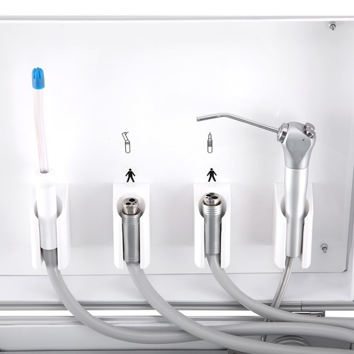 Portable Dental Delivery Unit Treatment & Air Compressor Syringe Suction 4 Hole - Picture 7 of 21