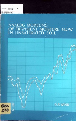 Analog modeling of transient moisture flow in unsaturated soil. Wind, G. P.: