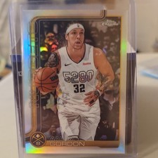 topps chrome Aaron Gordon refractor Denver Nuggets #100 2025-26 basketball