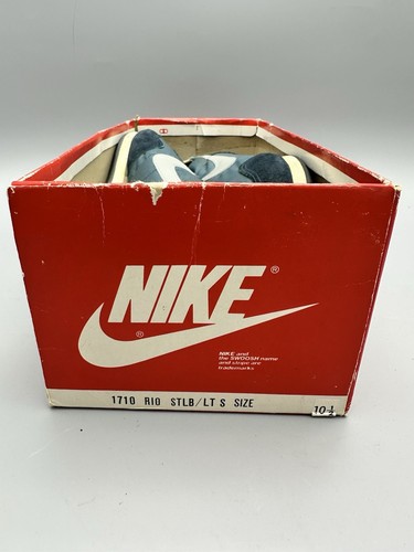 1984 Nike Rio Running 1710 Größe 10,5 Karton ohne Deckel Schuhe Turnschuhe STLB/LTS - Bild 9 von 10