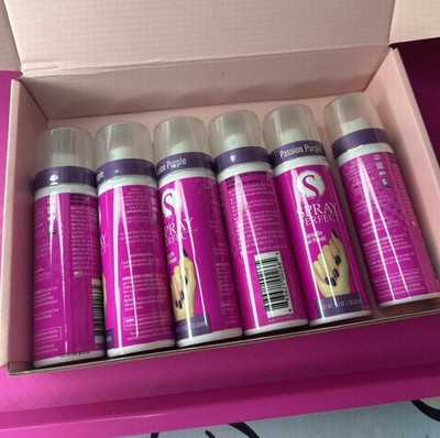 Spray Perfect Passion Purple Spray-On Nail Polish 50 mL - 6 Pack