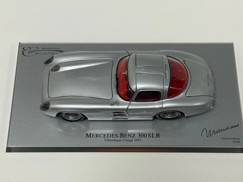 1/24 Minichamps Mercedes Benz SLR 300 Uhlenhaut Coupe 1955 Argento ABG178 - Immagine 2 di 4