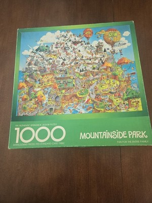 Vintage 1979 Springbok Mountainside Park 1000 Piece Puzzle Bob Martin Uncounted