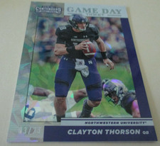 2019 Contenders Cracked Ice Clayton Thorson Serial #3/23 Northwestern