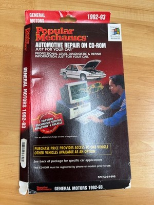 Popular Mechanics Automotive Repair on CD-ROM 1992-93 K10 General Motors