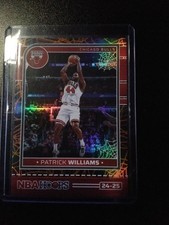 Patrick Williams Panini Haunted hoop 2024-25 Card #18 Spider web parallel