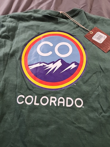 Men’s Mitchell & Ness Colorado Rockie City Connect Tee Medium T shirt Green XL - Bild 8 von 10