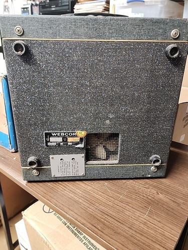 Vintage Webcor Viscount lll Reel-to-Reel Tape Recorder High-Fidelity With Case - Picture 24 of 24