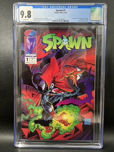 Spawn #1 Image Comics 1992 CGC 9.8 Todd McFarlane 1st App Spawn Al Simmons 009