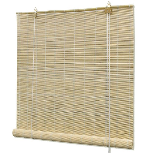 Tapparella Avvolgibile Bambù Marrone 140x160cm Persiana Tenda Oscurante vidaXL - Foto 8 di 36