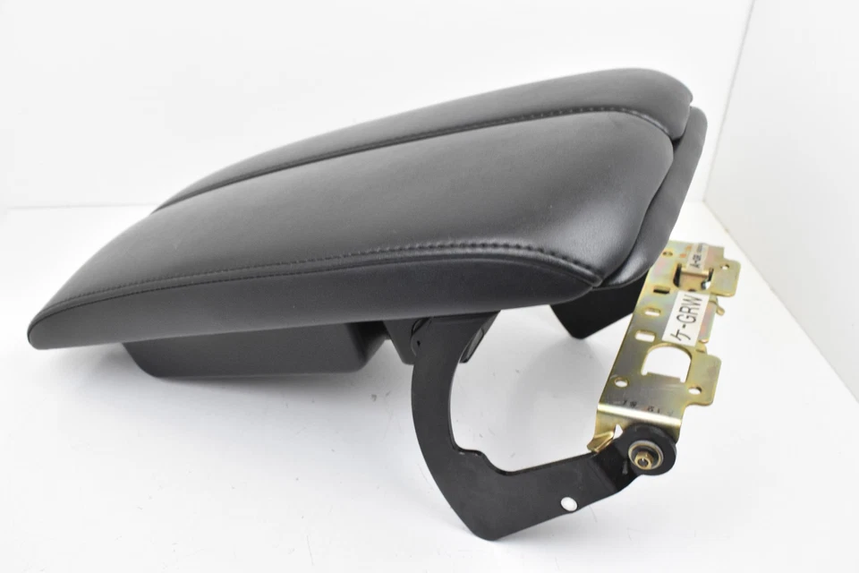 Console central Infiniti M35 M45 2006-2010 conjunto de apoio de braço de couro preto fabricante de equipamento original - Imagem 3 de 4