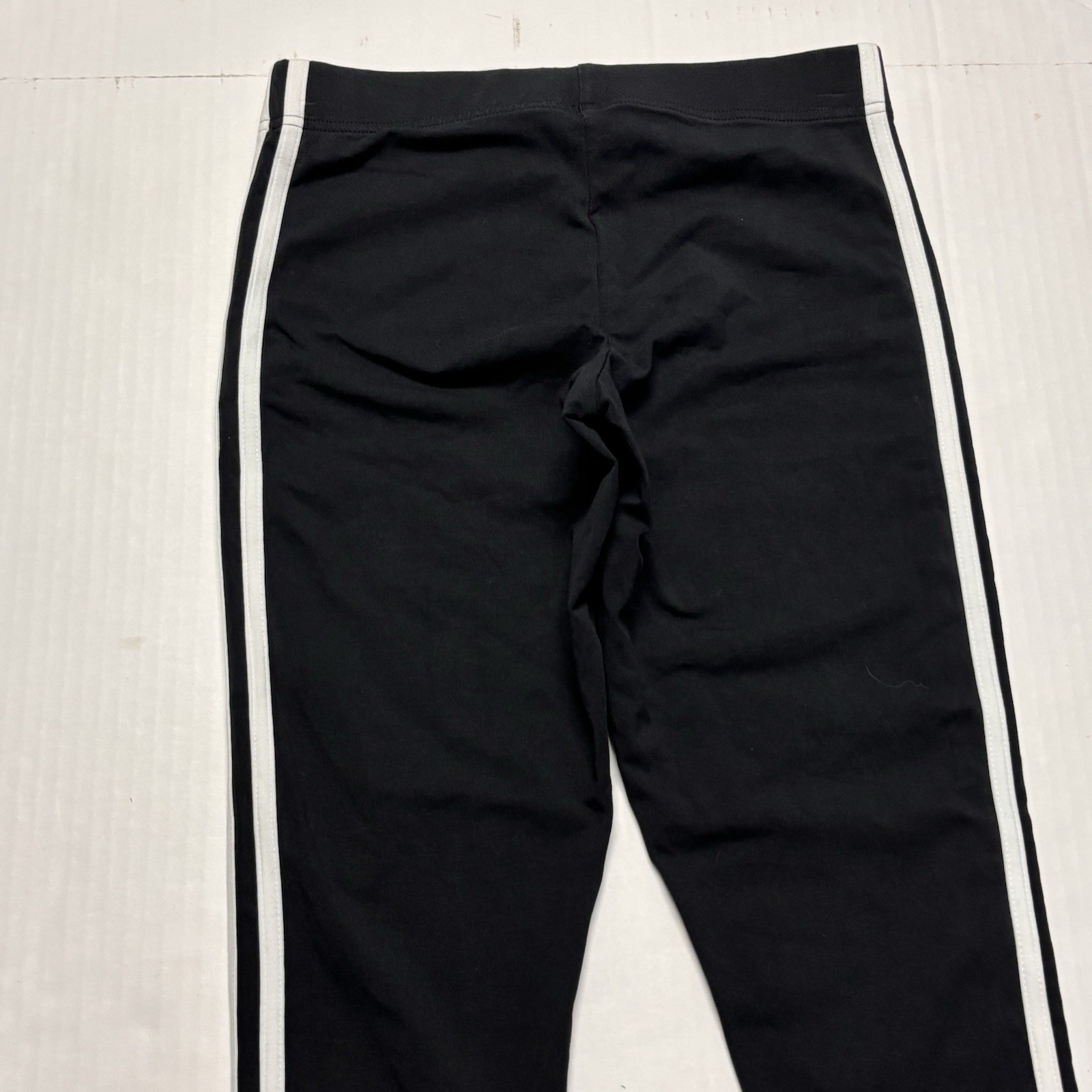 Adidas Pull On Athletic Yoga Pants/Leggings Women Small Black/White Workout Run thumbnail 15