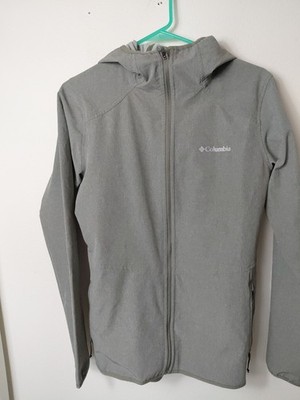 Columbia Womens W Miller Peak Softshell Gray Jacket Size Med NWOT Casual 