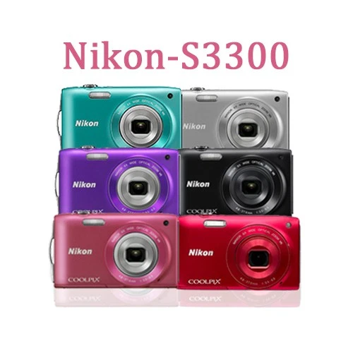 Cámara digital compacta Nikon Coolpix S3300 16 MP 6x zoom 90 % nueva idioma inglés Foto 2 de 4