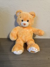 Build A Bear Baskin Robbins Orange Sherbet Ice Cream Cone Stuffed Plush 16"