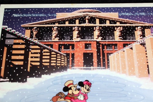 Walt Disney Corporate Weihnachtskarte 1991 Eisner Wells Team Disney History Vault - Bild 3 von 7