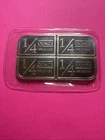 1 oz Stagecoach Silver 1/4 Divisible .999 Fine Silver Fractional Art Bar Vintage