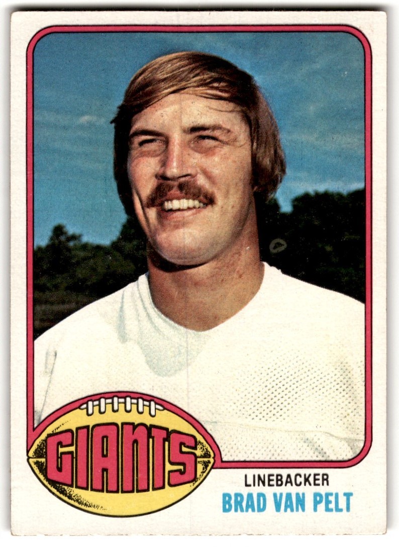 Brad Van Pelt 1976 Topps Rookie #509 New York Giants
