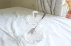 Vintage Glass Preserve Jar and Spoon