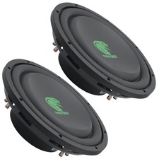2x Audio360 ADS1250 12" Shallow Mount Car Subwoofer 1500W Max Power