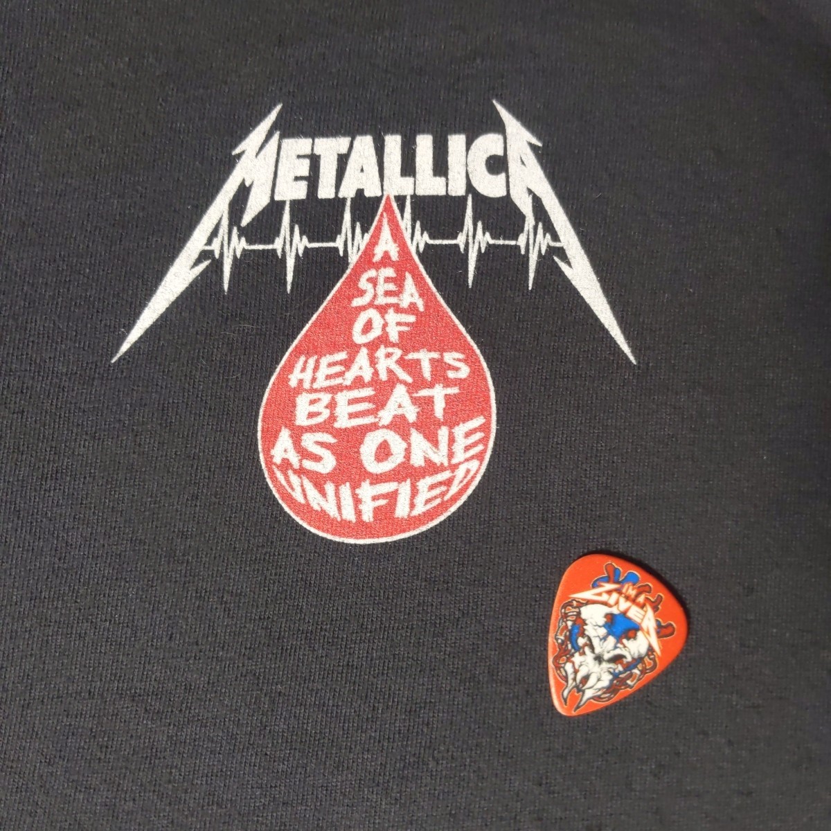 Metallica Red Cross I'm A Giver Blood Donation Large T-shirt and