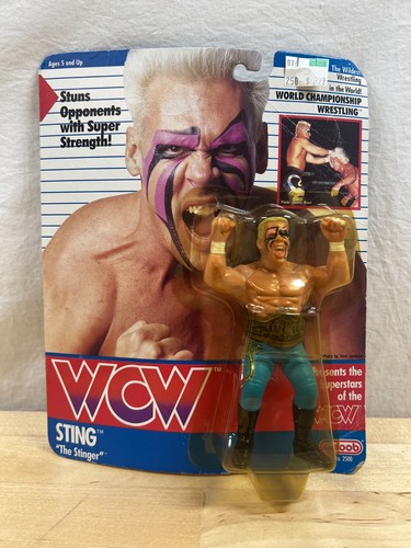 GALOOB 1990 WCW STING THE STINGER WRESTLING ACTION...