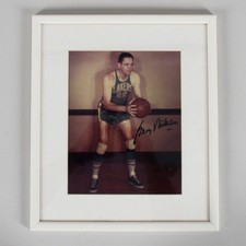 George Mikan Signed Photo 8x10 Display Lakers - COA JSA