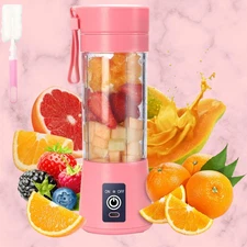 Portable Blender Personal Mini Mixer Protein Shakes Juicer Cup USB Rechargeable