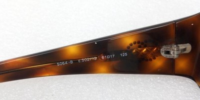 Chanel 5064-B C.502/13 Vintage Sunglasses Brown Tortoiseshell