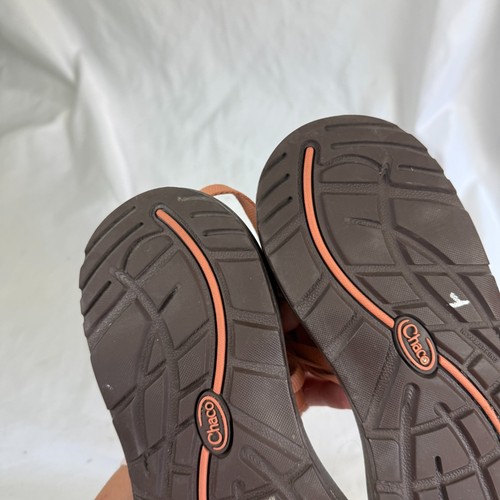 CHACO Women's Zx Cloud Outdoor Hiking Water Sandals Size 8 Coral Peach Gorpcore - Picture 7 of 8