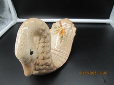 Vintage Handmade Ceramic Swan Shaped Soap Dish